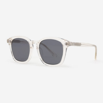 Square Key-hold Acetate Men's Sunglasses