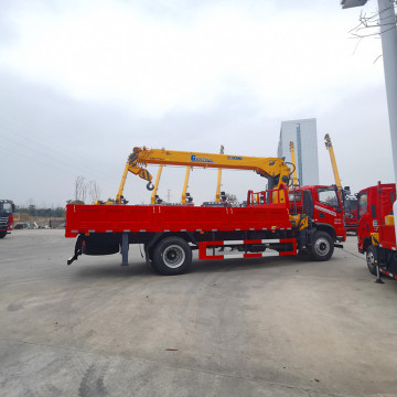 Dongfeng 200Hp 4x2 Truck Mounted 8 Tons Crane