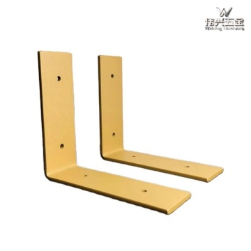 Gold Heavy-Duty L-Shelf Brackets 15cm