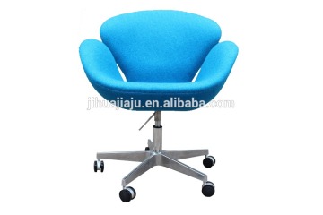 office swan chair with wheels dining chair