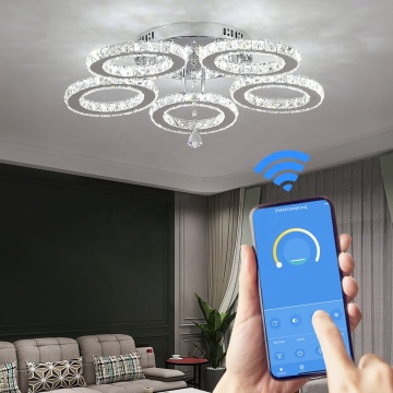 Luce a soffitto intelligente a LED CRYSLIGLIO CRIDULE CRIDURABILE 3000K-6000K con telecomando