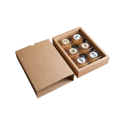 Bakery Dessert Packaging: Mooncake, Biscuits, Donuts Paperboard Drawer Boxes