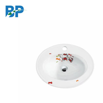 Hot Selling Cartoon Design Ceramic Countertop Basin for Children - Dining Room Designs