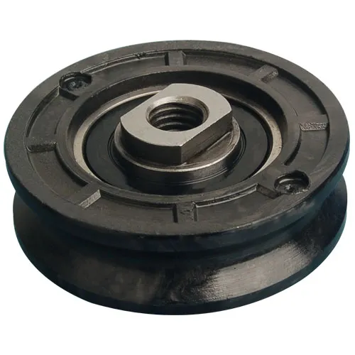 China main best manufacturer black nylon plastic pulley wheels