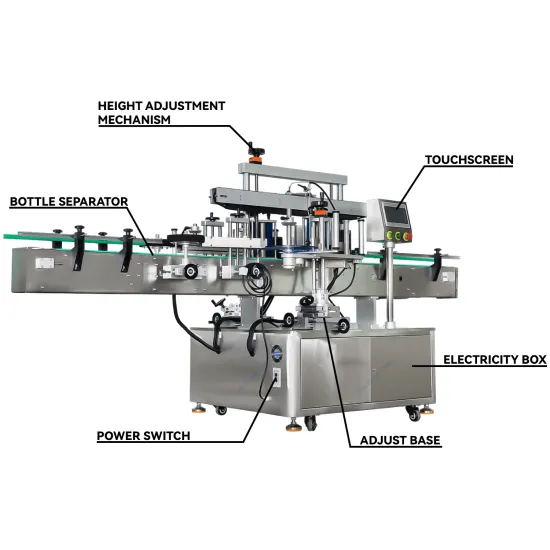 Cost Effective Double Surface Labeling Machine - China Supplier Logo Stamp Sticker & Automatic Bottle Filling Sealing Equipment" 

However, if you prefer a more concise title, consider:

"Automatic Bottle Filling and Labeling Machine - China Supplier