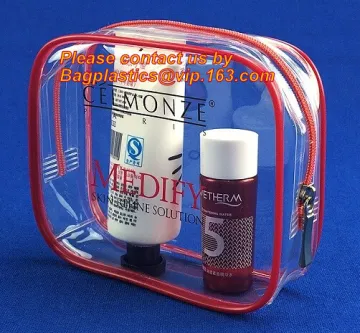 PVC SLIDER BAGS, Cosmetic Packaging Clear PVC Bag, Reusable PVC Waterproof Shopping Bag for Household, Quilt bags, blanket bags