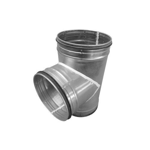 Air Duct Vent T-piece 90 degree duct fitting Galvanized Steel Supplier