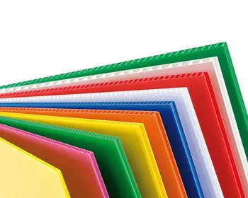 Plastic hollow partition