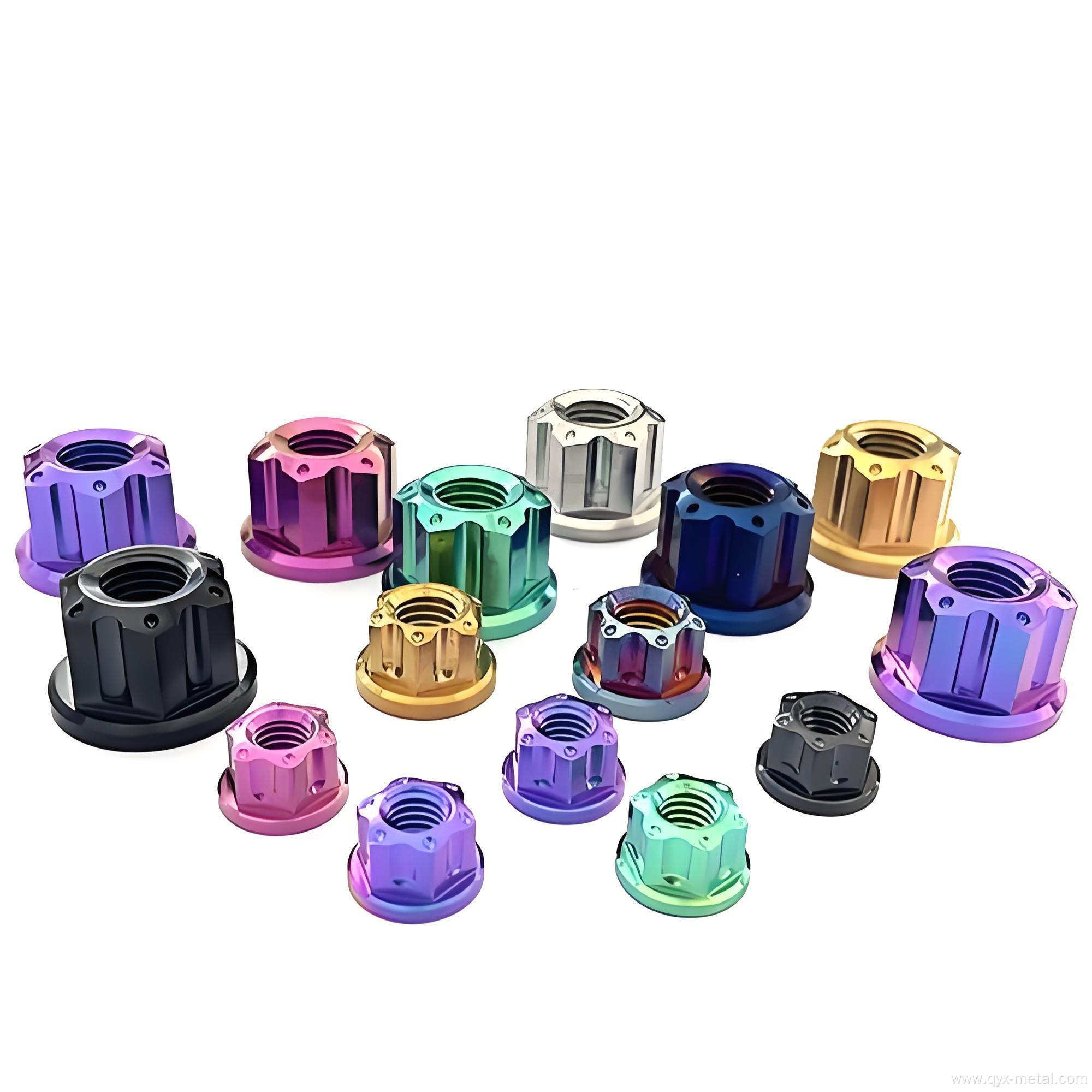 High Quality High-strength Titanium Alloy Flange Nut