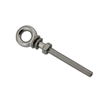 wire rope fittings rigging hardware Stainless Steel 304/316 Fastener Eye Bolt with Washer and Nut
