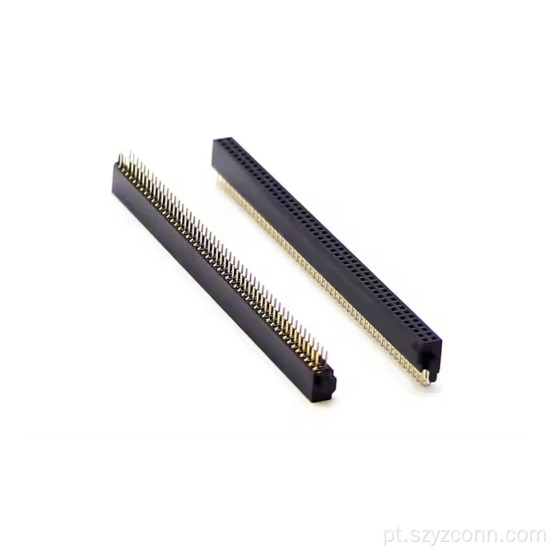 Conector de cabeçalho fêmea de passo de 1,27 mm 50P