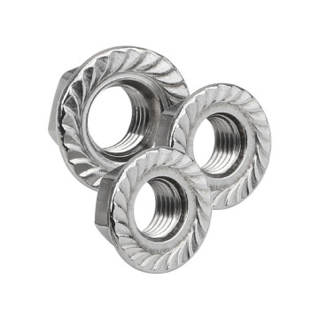 Top Selling M10 Stainless Steel 304 Hex Flange Nuts - DIN 6923 Standard