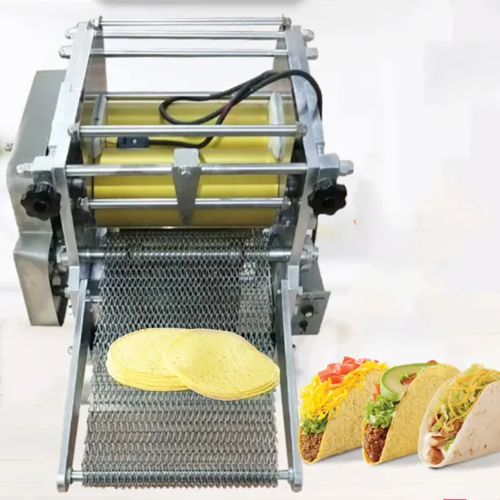 German Electric Aluminum Robot Manual Flour Crispy Corn Tortilla Maker" 

However, to make it more search-engine friendly and concise, consider this:

"German Electric Aluminum Tortilla Maker - Crispy Corn Tortilla Roller Press Machine