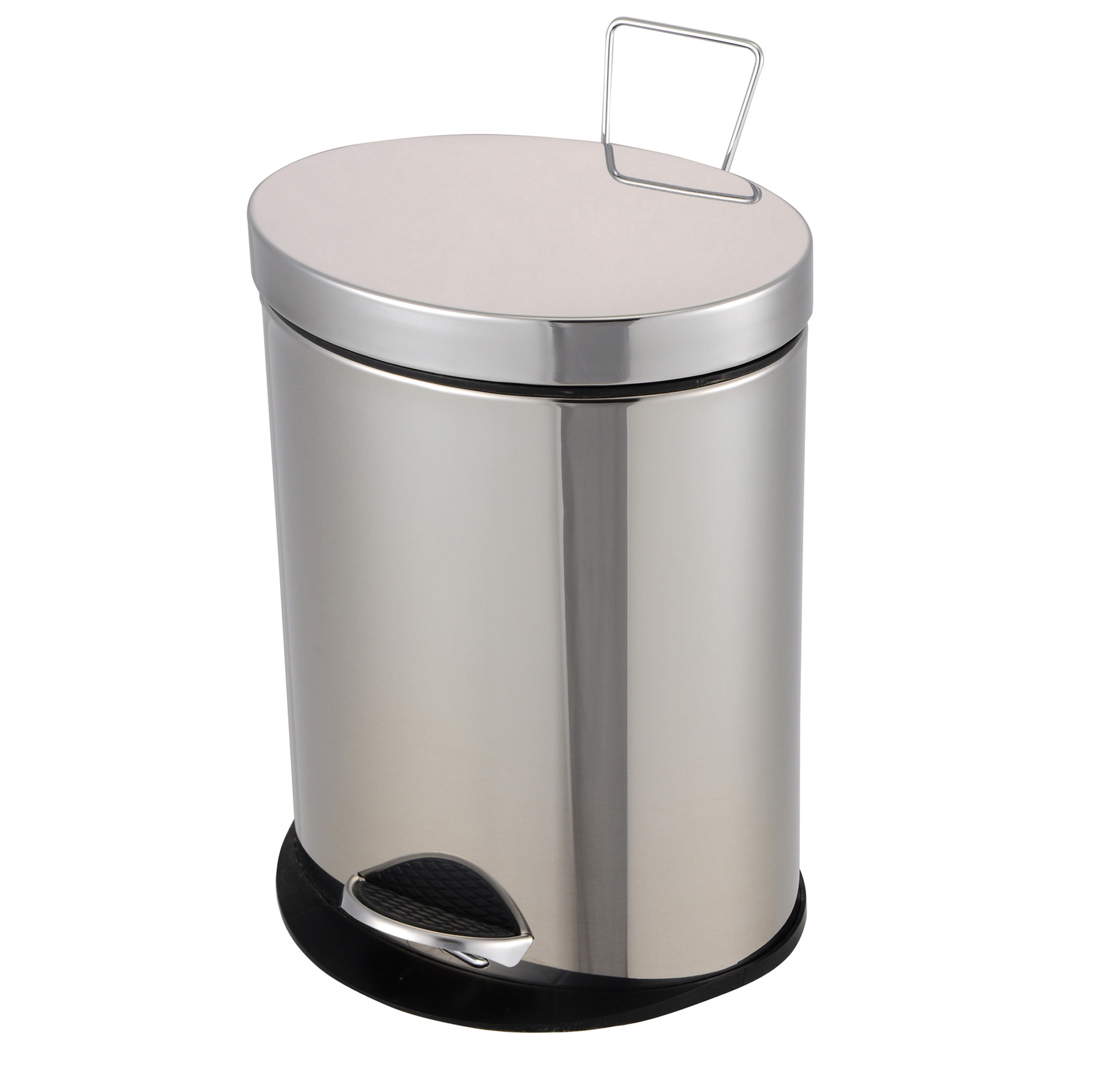 Pedal Pedal Stainless Side Bin