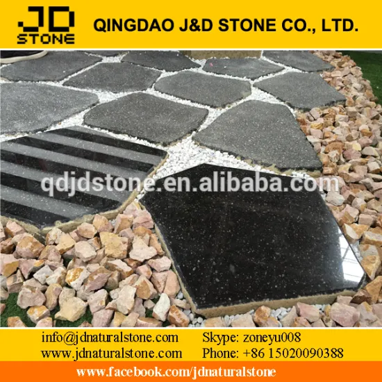 black basalt garden paving stone