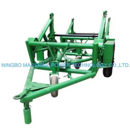 Steel Wire Drum Hydraulic Cable Drum Trailer