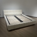 Almacenamiento de telas King Size Bed de madera