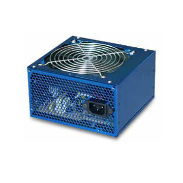 ATX Computer Power Supply with 400W Power and 12cm Large Fan, Available in Blue, CE Certified