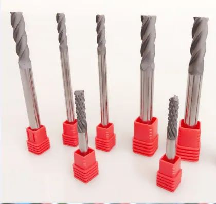 CVD diamond coating corn teeth carbide end mills