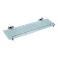 Bathroom Glass Shelf Wall Mounted Chrome Finishing