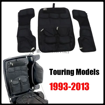For Harley Touring Models 1993-2013 Motorcycle Motorbike Saddlemen Saddlebag Lid & Tour Pak Pack Organizer