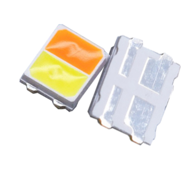 Customizable SMD 2835 Bicolor LED Chip for 9000K-10000K Pure White and Warm White Light (24-28lm, 9V)
