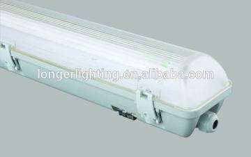 D series single tube water proof fluorescent light fixture with electronic ballast