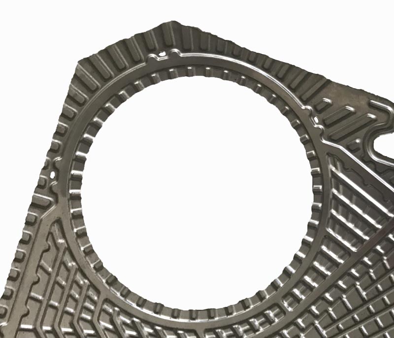 0.5mm titanium low-theta plate for heat exchanger S65