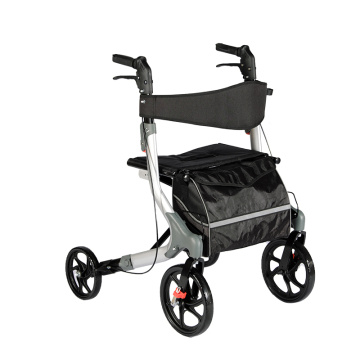 Premium składane rollator z siedziskiem i dużymi kółkami