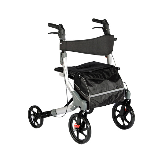 Easy Folding Walker Premium Folding Rollator With Seat And Big Wheels Manufactory
