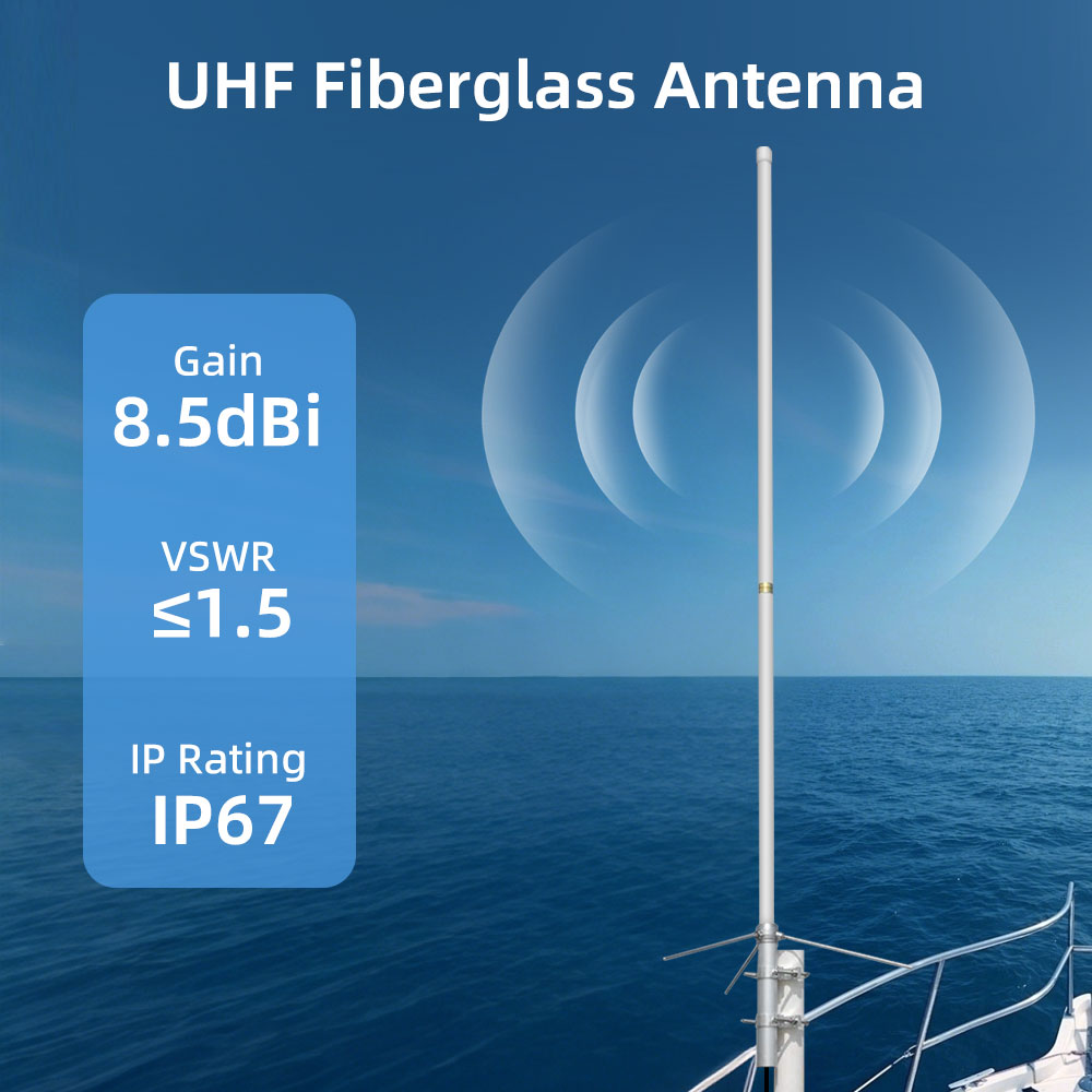 UHF fiberglass antenna
