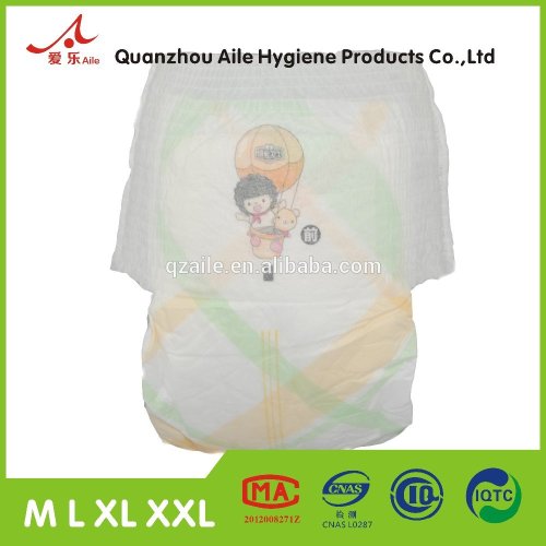 Ricky Smart Pants Beathable Panty Disposable Paper Baby Diaper Manufacturers in China, Wholesale Baby Diapers, Cheap Diapers