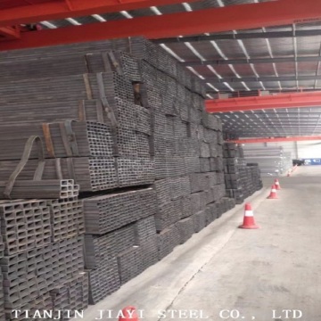 Tubería de acero cuadrado de carbono negro ASTM