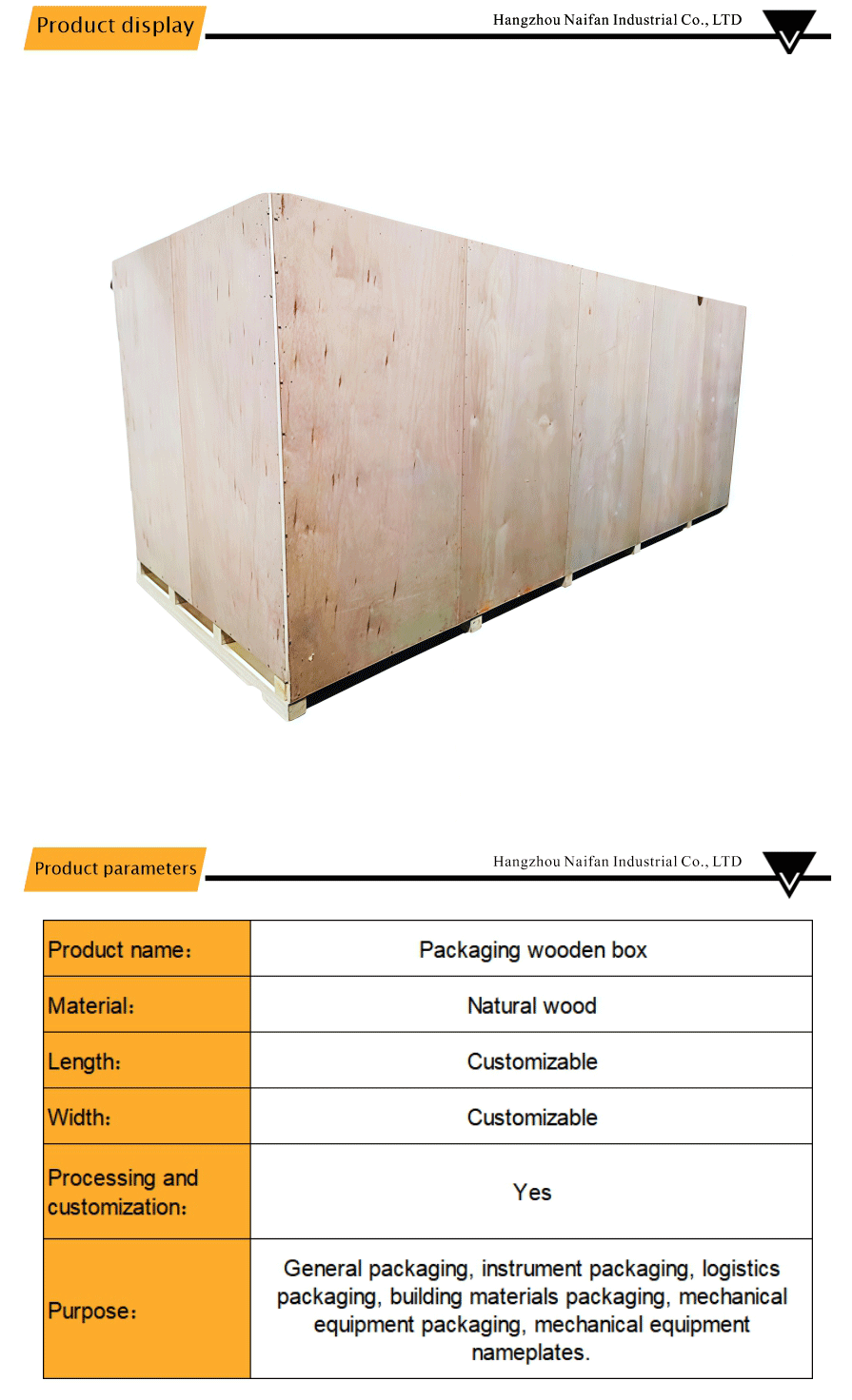 Non Fumigated Wood Crates For Export