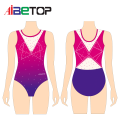 Laraçóis de ginástica de spandex personalizados com strass