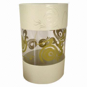 Round PET gift box with printing