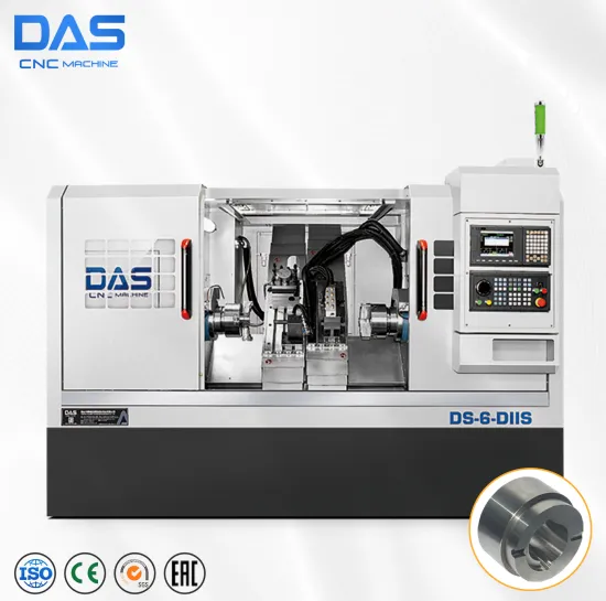 3/4 Jaws Hydraulic CNC Chuck: High Precision Rotary Twin Spindle Machine Collet Chuck for CNC Lathe