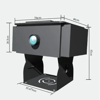 LED Outdoor Advertising Projector Lights: Christmas, Image, Logo, Gobo, Cultural Travel Brightness