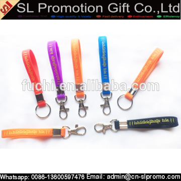Promotional Silicone Keychain With Carabiner