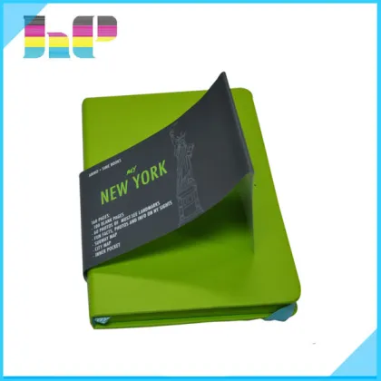 Personalized Notebook agenda printing with elastic and jacket