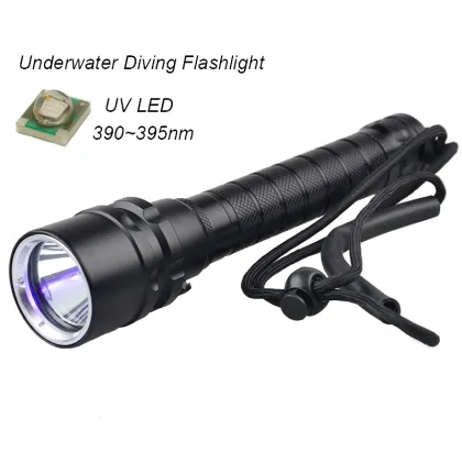 Professional 3Watt Aluminum Dive Flashlight Torch for Diving