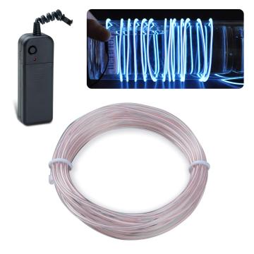 5M EL Wire Neon Strobing Light Battery Pack for Parties and Christmas