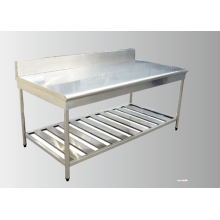 Table pliante en acier inoxydable en salle blanche