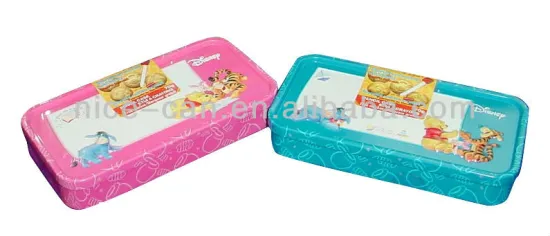 Europe Customized Promotional Cute Lovely Pencil Packing Tin Box Pencil case