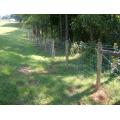 farm guard filed fence fixed knot deer fence