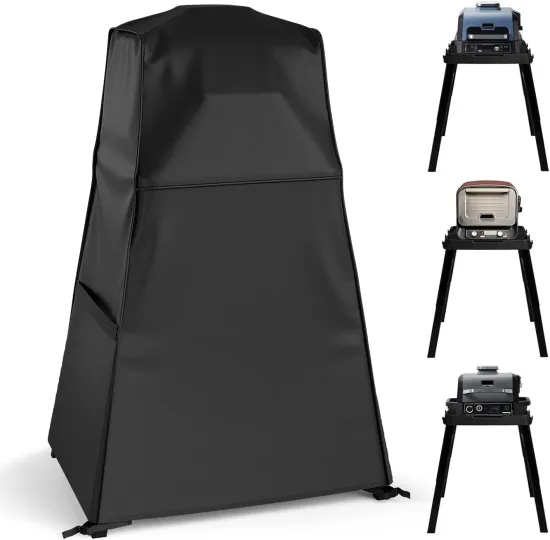 600D Oxford Waterproof Grill Cover for Woodfire Grills on Stands