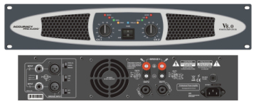Classe Ab &amp; h potência amplificador V série