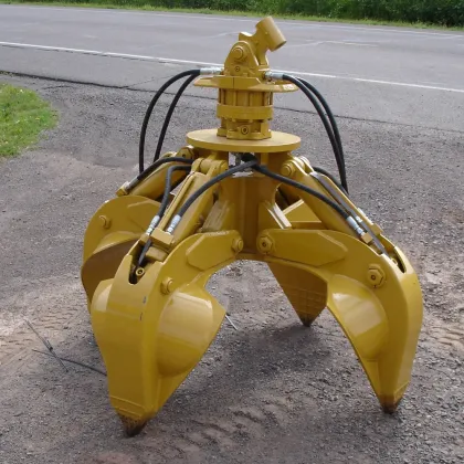 China Hydraulic Orange Peel Grapples for Excavators and Trucks