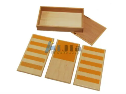 Montessori material Rough & Smooth Boards