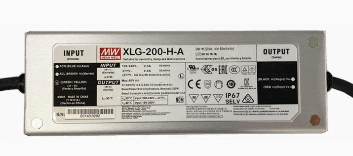 mwell waterproof power supply